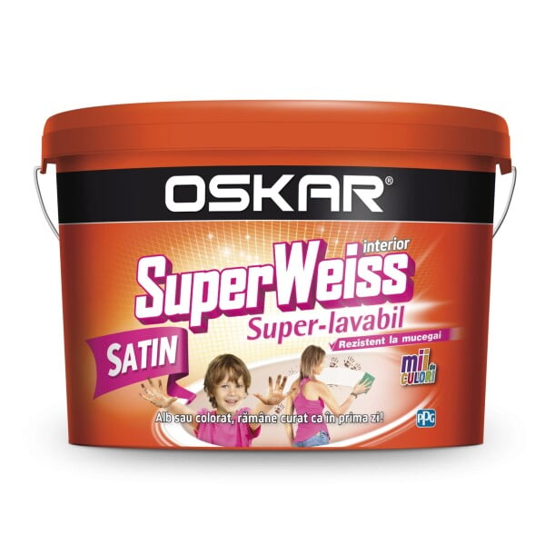 OSKAR SuperWeiss Super-lavabil Rezistent la Mucegai SATIN