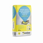 Weberset EX25 max2 ALB-Adeziv pentru placari ceramice interior-exterior